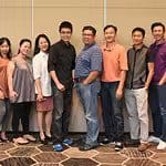 Elite Indigo members and event participants posing for photos at the event