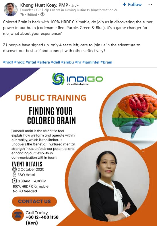 Public Program Colored Brain